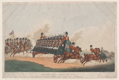 Expedición, o Mosca Militar, 16 de mayo de 1798 de Thomas Rowlandson
