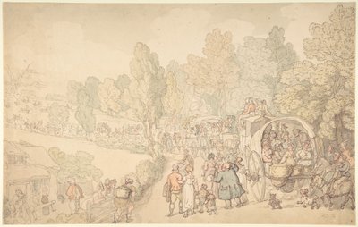Feria de Fairlop, Essex de Thomas Rowlandson