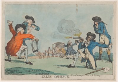 Falsa Valentía, 22 de noviembre de 1788 de Thomas Rowlandson