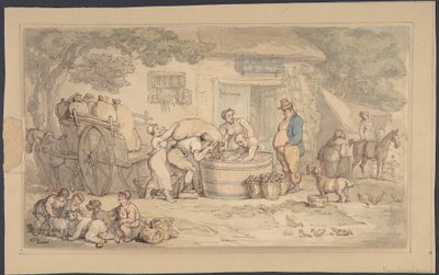 Escena agrícola de Thomas Rowlandson