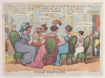 Políticas, 1 de enero de 1808 de Thomas Rowlandson