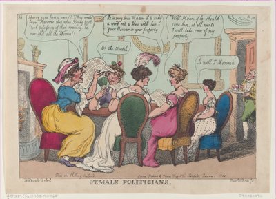 Políticas, 1 de enero de 1808 de Thomas Rowlandson