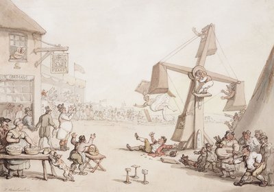Figuras en una feria, 1803 de Thomas Rowlandson