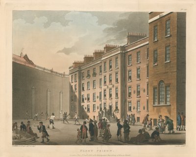 Prisión de Fleet, 1808 de Thomas Rowlandson
