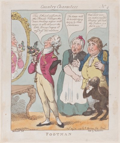 Lacayo, 30 de agosto de 1799 de Thomas Rowlandson
