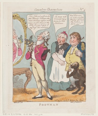 Lacayo, 30 de agosto de 1799 de Thomas Rowlandson