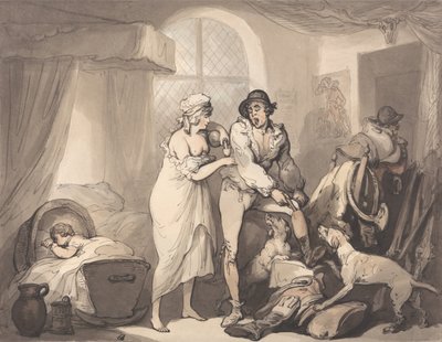 Las cuatro de la tarde en el campo de Thomas Rowlandson