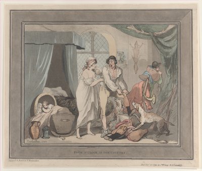 Las cuatro en el campo, 20 de octubre de 1790 de Thomas Rowlandson