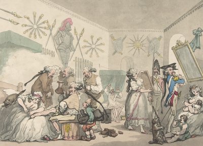 Cuarteles franceses, 12 de agosto de 1791 de Thomas Rowlandson