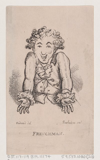 Francés, abril de 1808 de Thomas Rowlandson