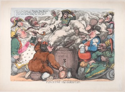 Funcking el Corso, 6 de diciembre de 1813 de Thomas Rowlandson