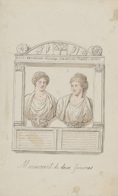 Altar fúnebre de Julia Secunda y Cornelia Tyché de Thomas Rowlandson