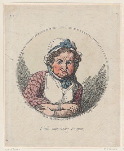 Buenos días para ti, 1 de noviembre de 1799 de Thomas Rowlandson