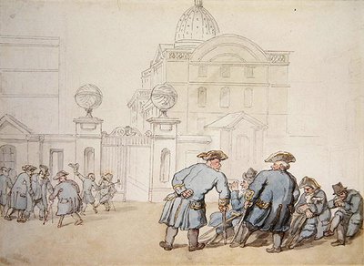Hospital de Greenwich de Thomas Rowlandson