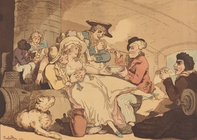 Grog a Bordo, 1789 de Thomas Rowlandson