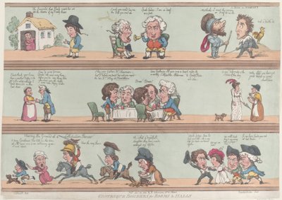 Bordes Grotescos para Habitaciones y Salones, [20 de noviembre de 1800], reimpresión de Thomas Rowlandson