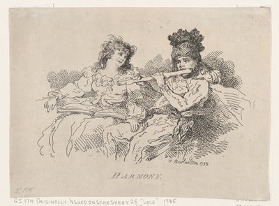 Armonía, 12 de agosto de 1785 de Thomas Rowlandson