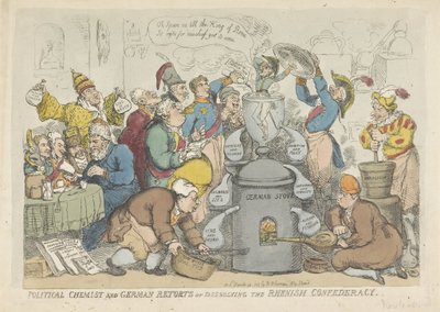 La disolución de la Rijnbond, 1813 de Thomas Rowlandson