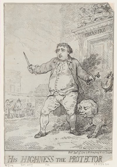 Su Alteza El Protector, 19 de enero de 1784 de Thomas Rowlandson