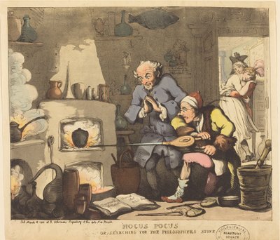 Hocus Pocus, o Buscando la Piedra Filosofal de Thomas Rowlandson