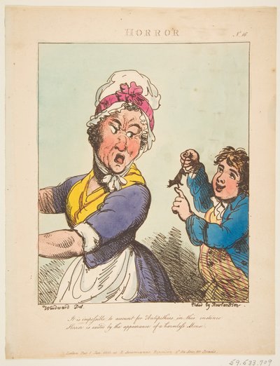 Horror, 21 de enero de 1800 de Thomas Rowlandson