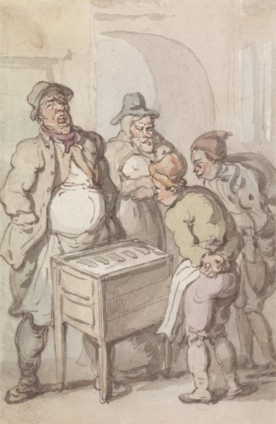 Pan de jengibre picante «All Hot» de Thomas Rowlandson