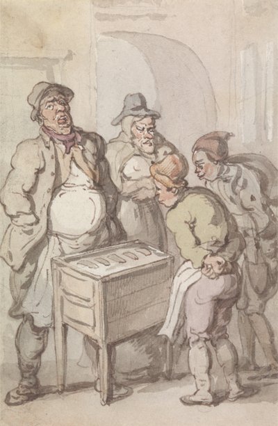 Pan de Jengibre Picante Caliente de Thomas Rowlandson