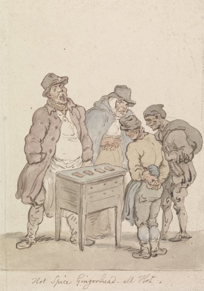Pan de jengibre picante, muy picante de Thomas Rowlandson