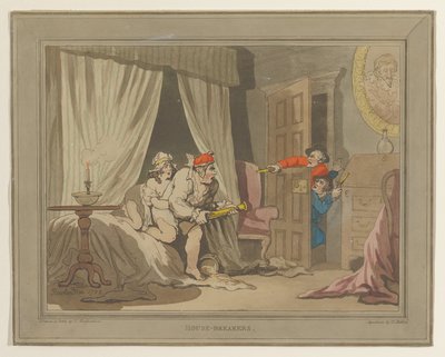 Ladrones de viviendas de Thomas Rowlandson