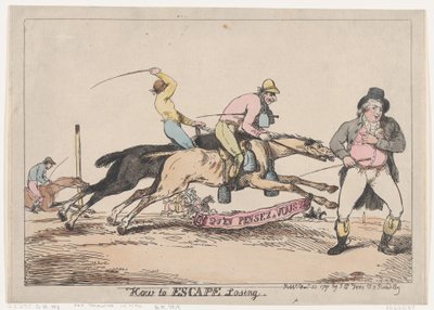 Cómo escapar de perder de Thomas Rowlandson