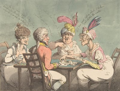 Cómo desplumar un ganso, 10 de junio de 1802 de Thomas Rowlandson