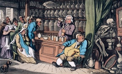 Tengo un arte secreto para curar cada mal que los hombres padecen, 1814 de Thomas Rowlandson