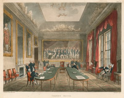 Interior de Trinity House de Thomas Rowlandson