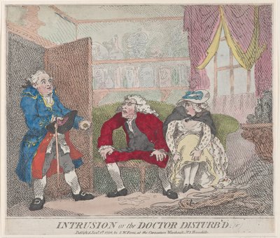 Intrusión, o El doctor perturbado de Thomas Rowlandson