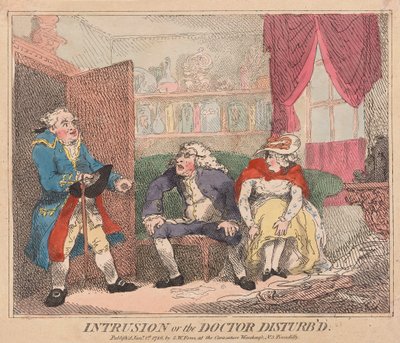 Intrusión o el Doctor Perturbado de Thomas Rowlandson