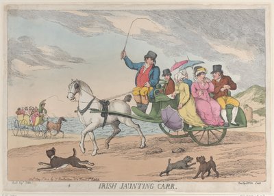 Coche de paseo irlandés, 1 de mayo de 1814 de Thomas Rowlandson
