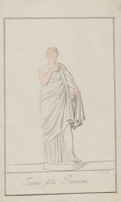 Joven romana de Thomas Rowlandson