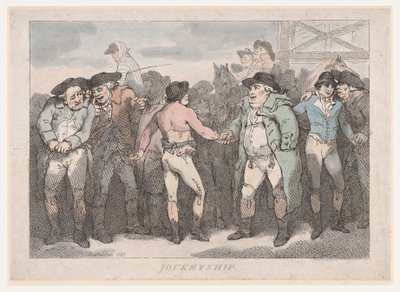 Jockeyship, 31 de noviembre de 1785 de Thomas Rowlandson