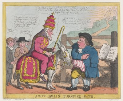 La puerta de peaje de John Bull, 15 de mayo de 1805 de Thomas Rowlandson