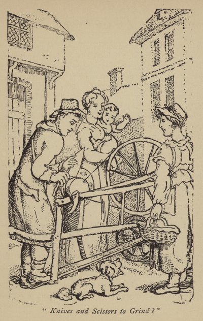¿Cuchillos y tijeras para afilar? de Thomas Rowlandson
