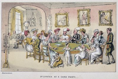 El doctor en una partida de cartas - en Doctor Syntax