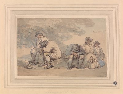 Jornaleros en reposo de Thomas Rowlandson
