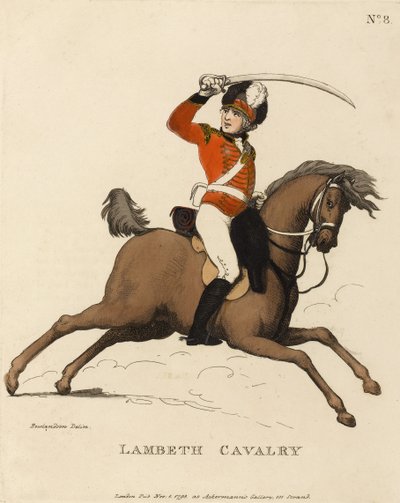 Caballería de Lambeth, c.1799 de Thomas Rowlandson