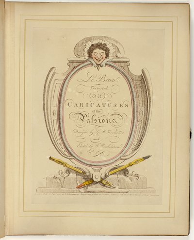 Le Brun Travested, o Caricaturas de las Pasiones de Thomas Rowlandson