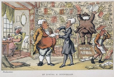 El doctor y un vendedor de libros - en “Doctor Syntax