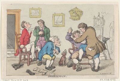 Prestidigitación, 1799 de Thomas Rowlandson