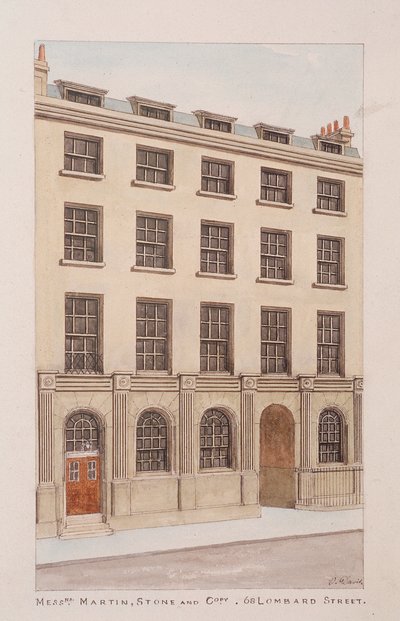Calle Lombard, Londres de Thomas Rowlandson
