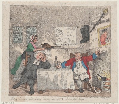 Largos sermones y largos asedios son propensos a adormecer los sentidos, 11 de febrero de 1783 de Thomas Rowlandson