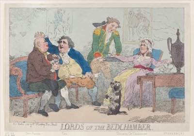 Lores de la cámara de dormir de Thomas Rowlandson