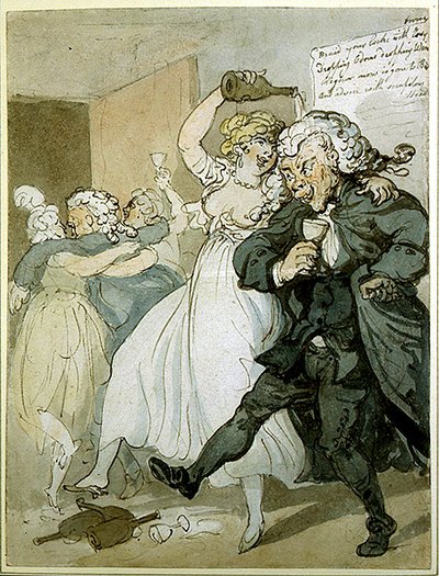 Amor y Ley de Thomas Rowlandson